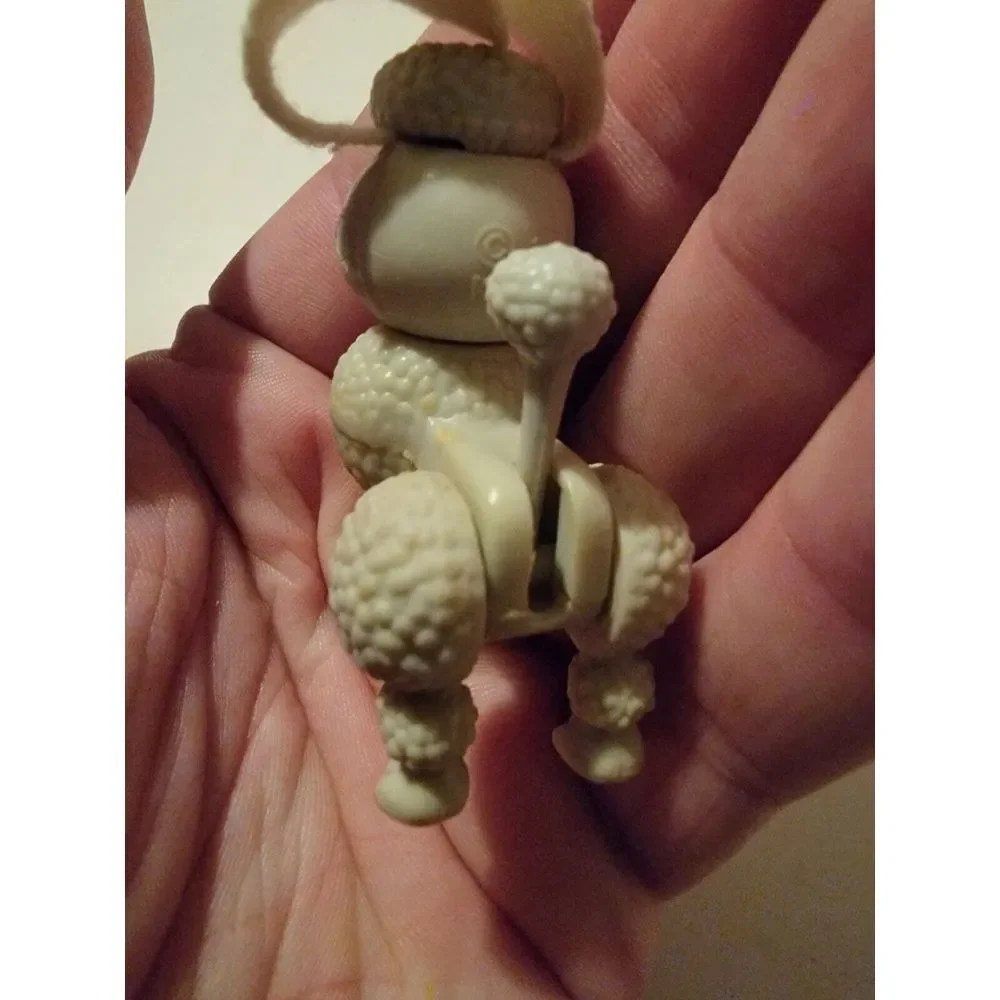 Vintage Kenner LPS Splash Happy Puppies POODLE 1993 Littlest Pet Shop RARE GRAY